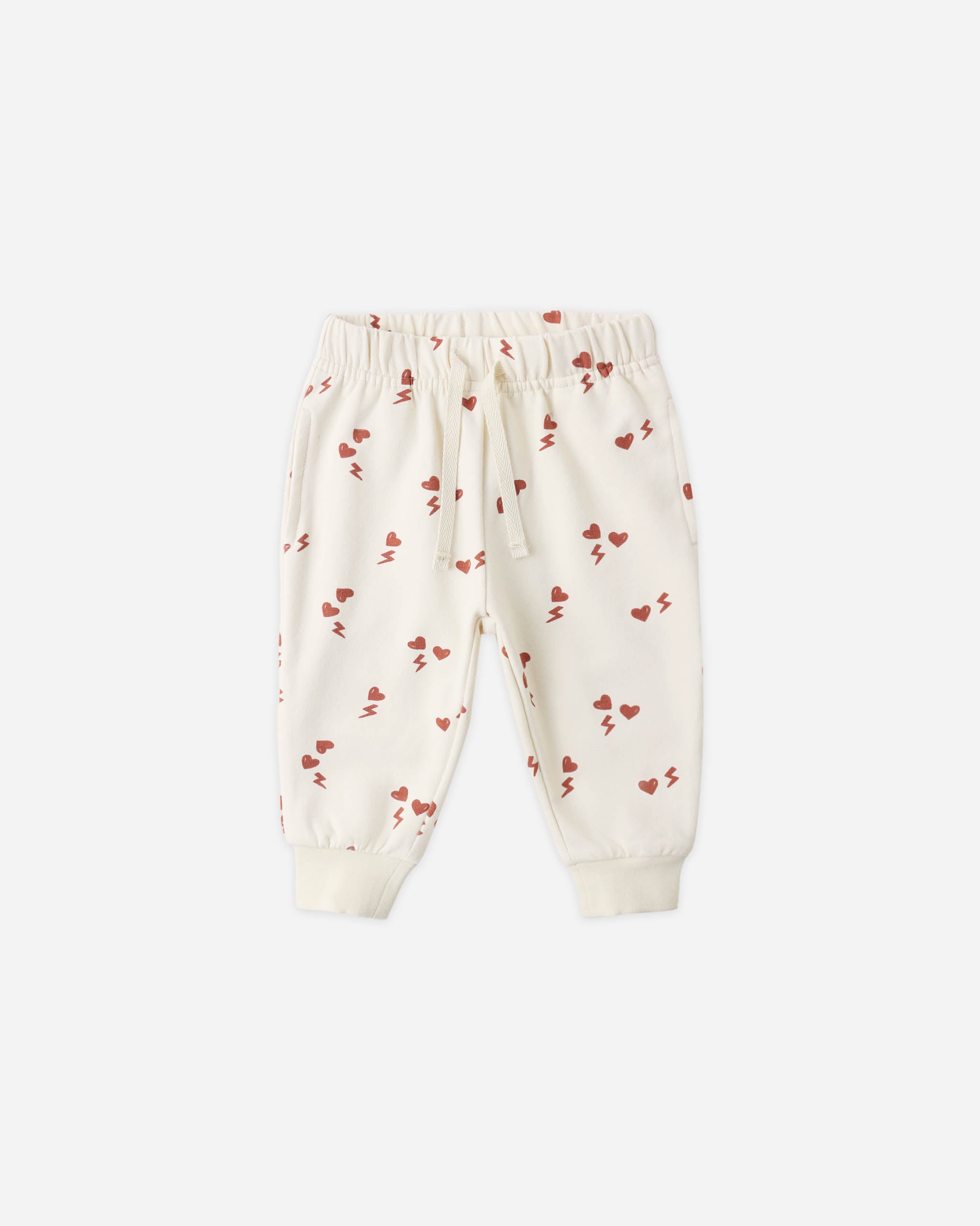 Quincy Mae Baby Relaxed Electric Heart Sweatpant_ QM456PALM