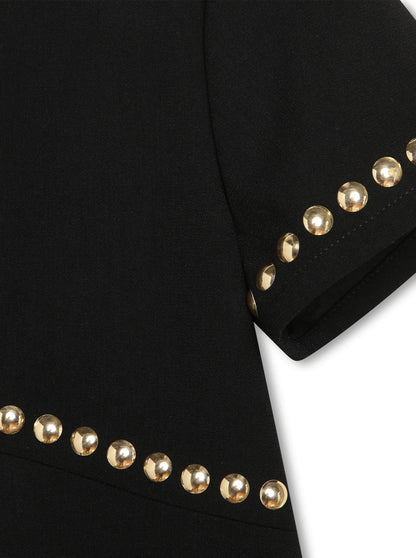 Michael Kors Black Short Sleeve Dress _R12171-09