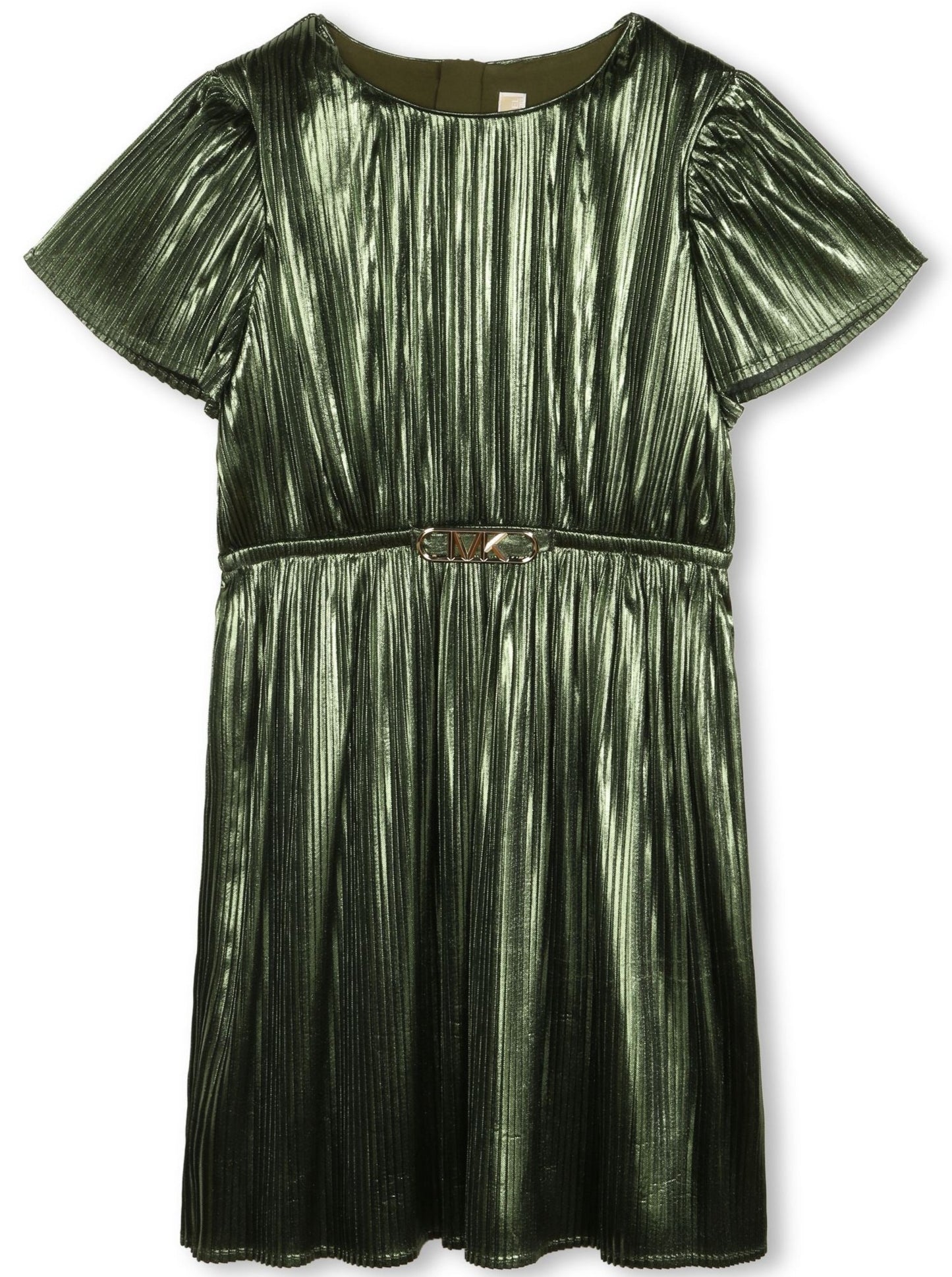 Michael Kors Green Pleated Dress _R12172-633