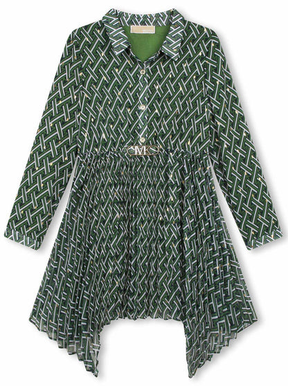 Michael Kors Green Shirt Dress _R12175-64
