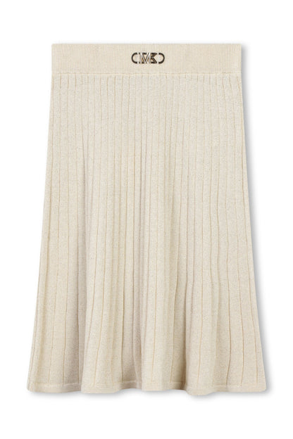 Girls Pleated Knit Skirt