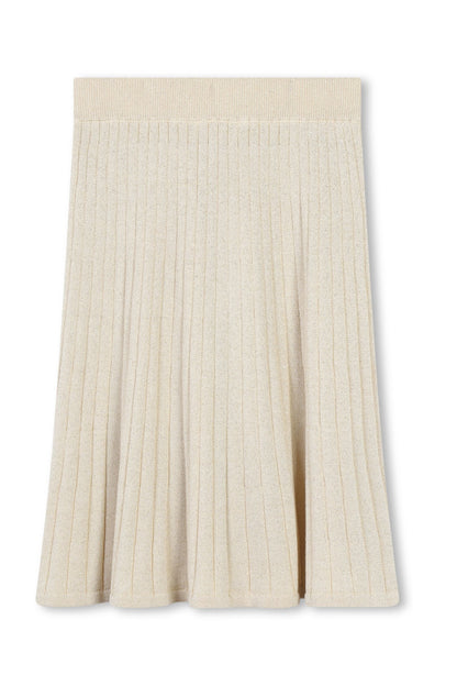 Girls Pleated Knit Skirt