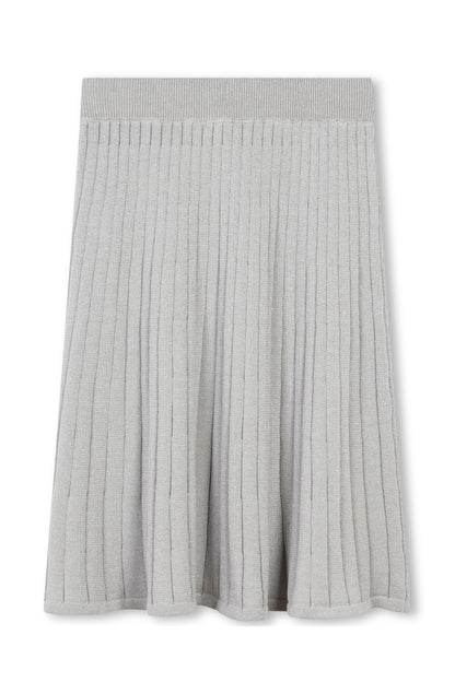 Girls Pleated Knit Skirt