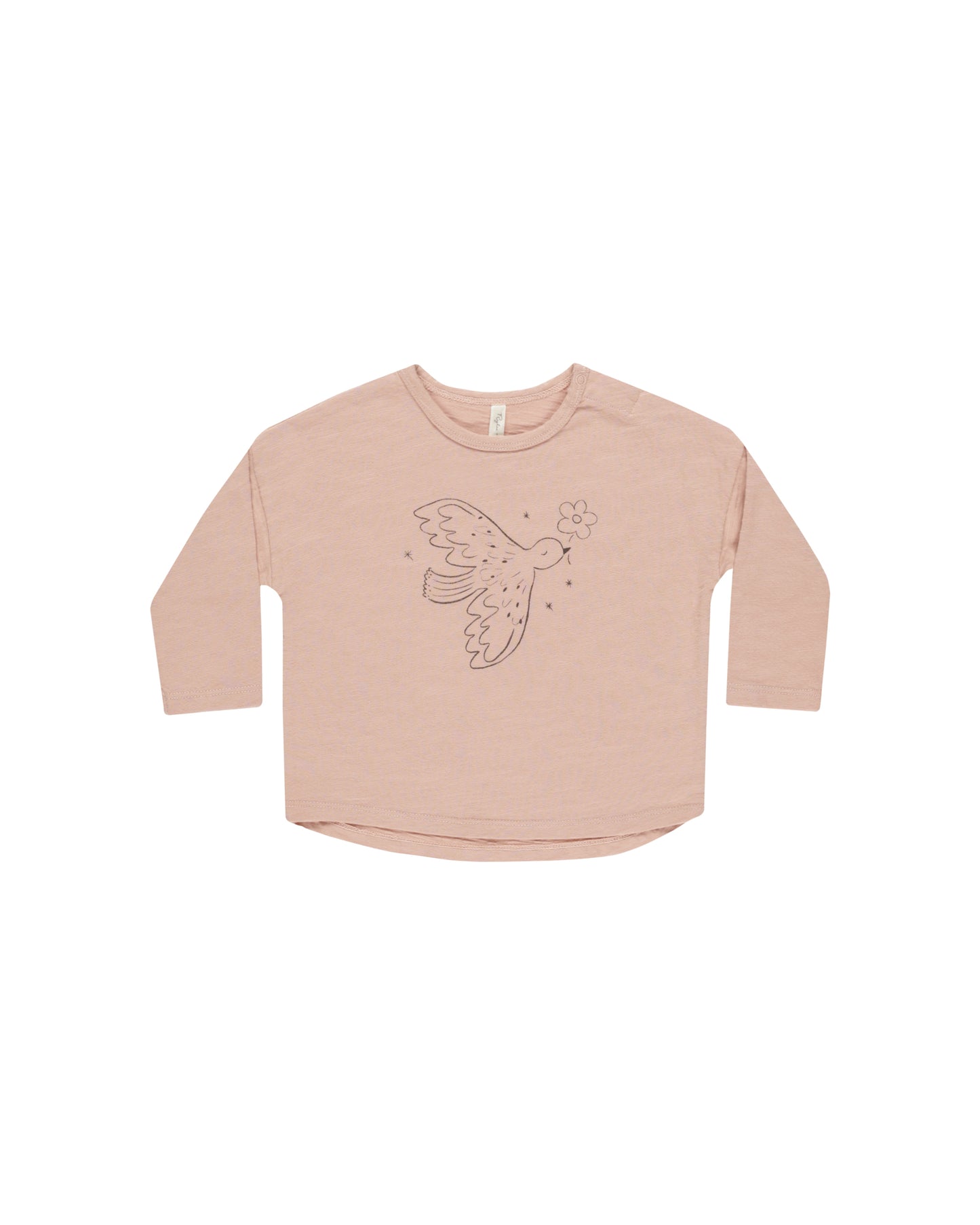 Girls Long Sleeve Dove Graphic T-Shirt