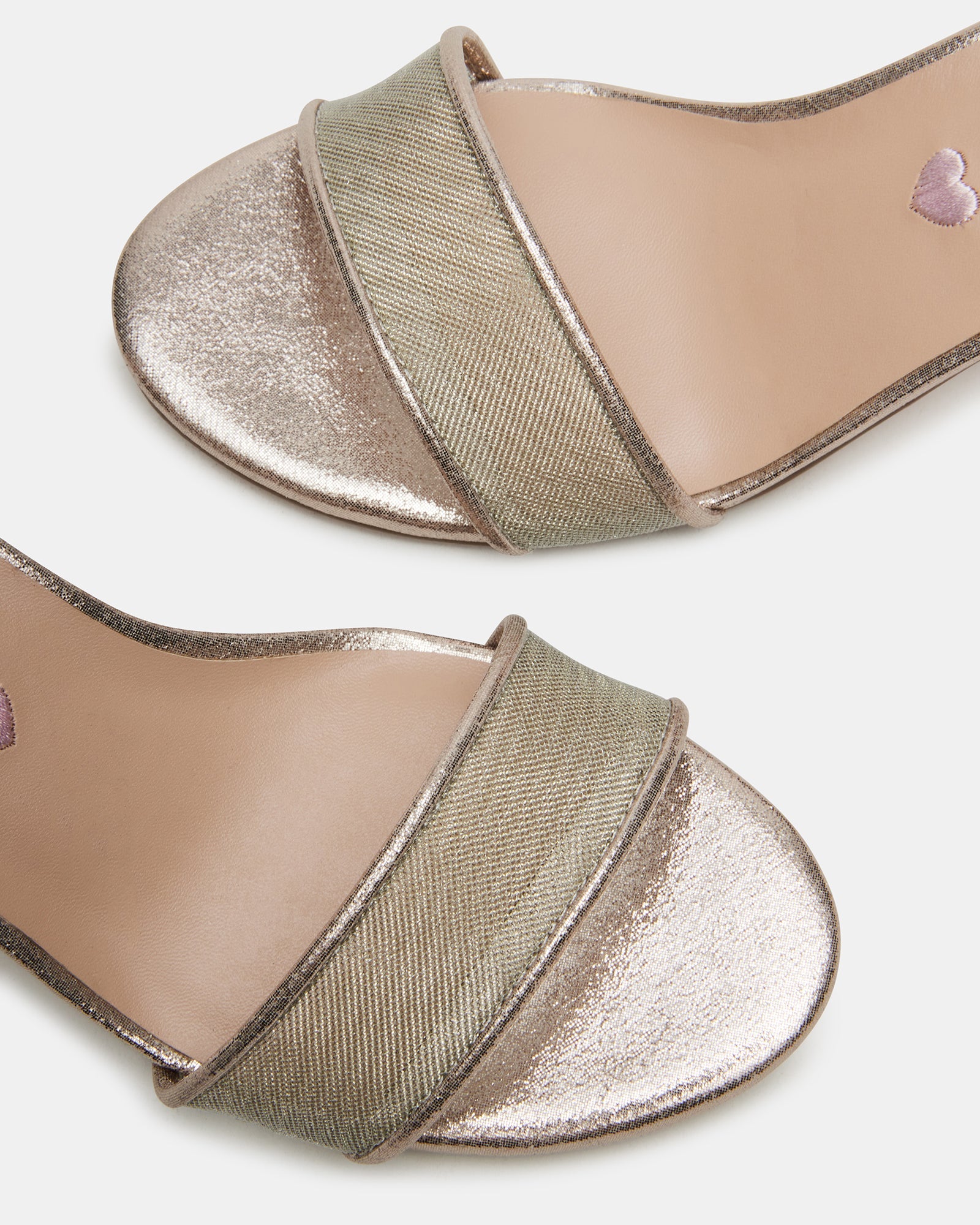 Steve Madden Kids Carrson Gold Mesh Heels