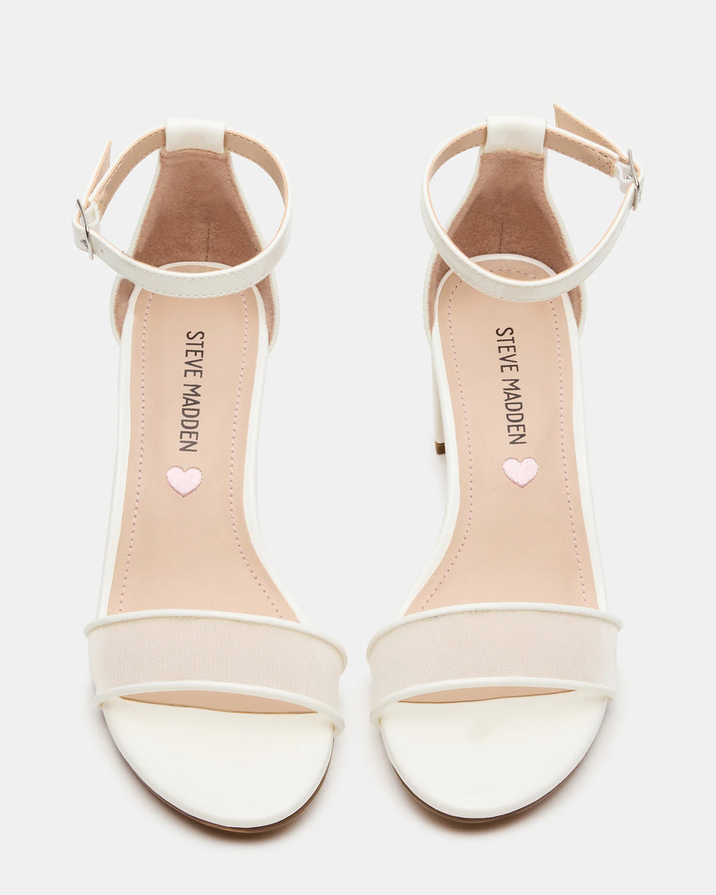 Steve Madden Kids Carrson White Mesh