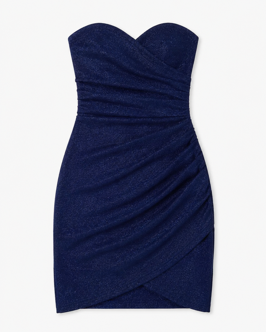 Symphony Junior Girls Mesh Shiny Knit Pleated Mini Dress_ SD1269APS
