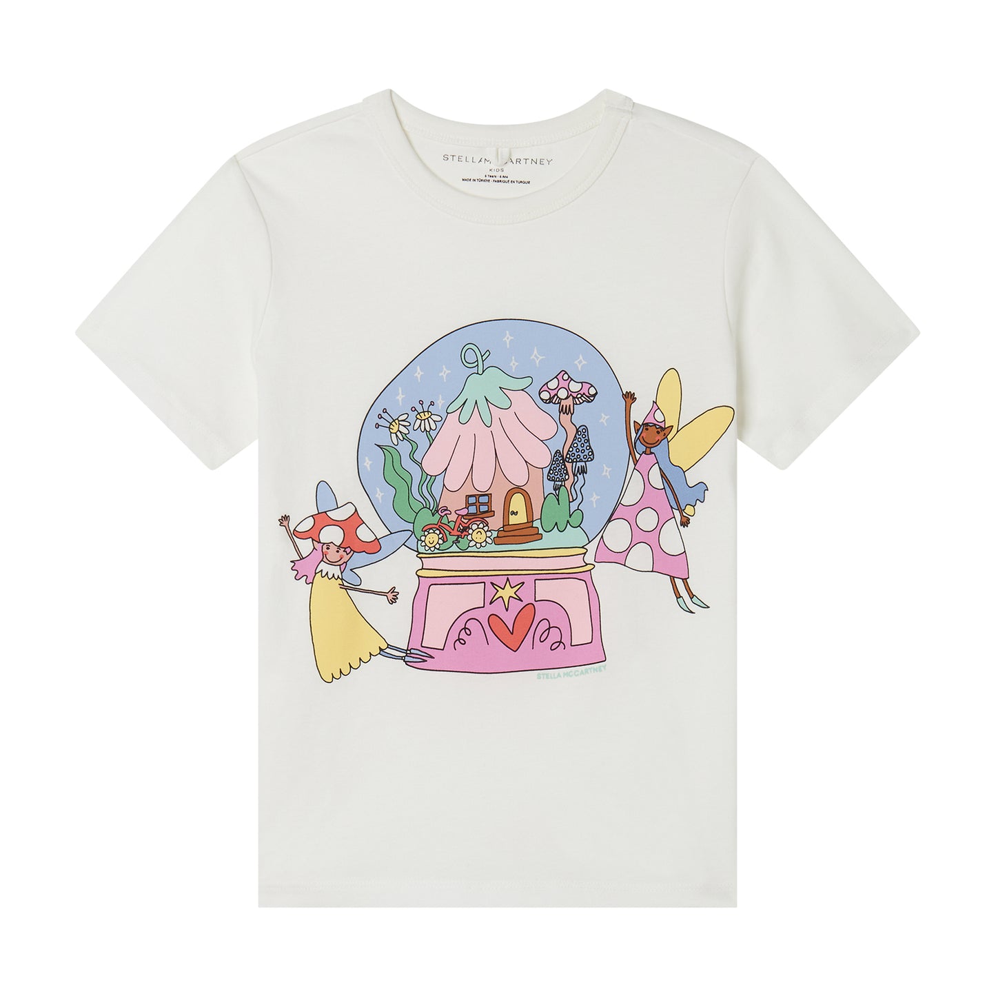 Stella Girl SS T-shirt With Fairy Snow Globe_ TW8A11-Z0434