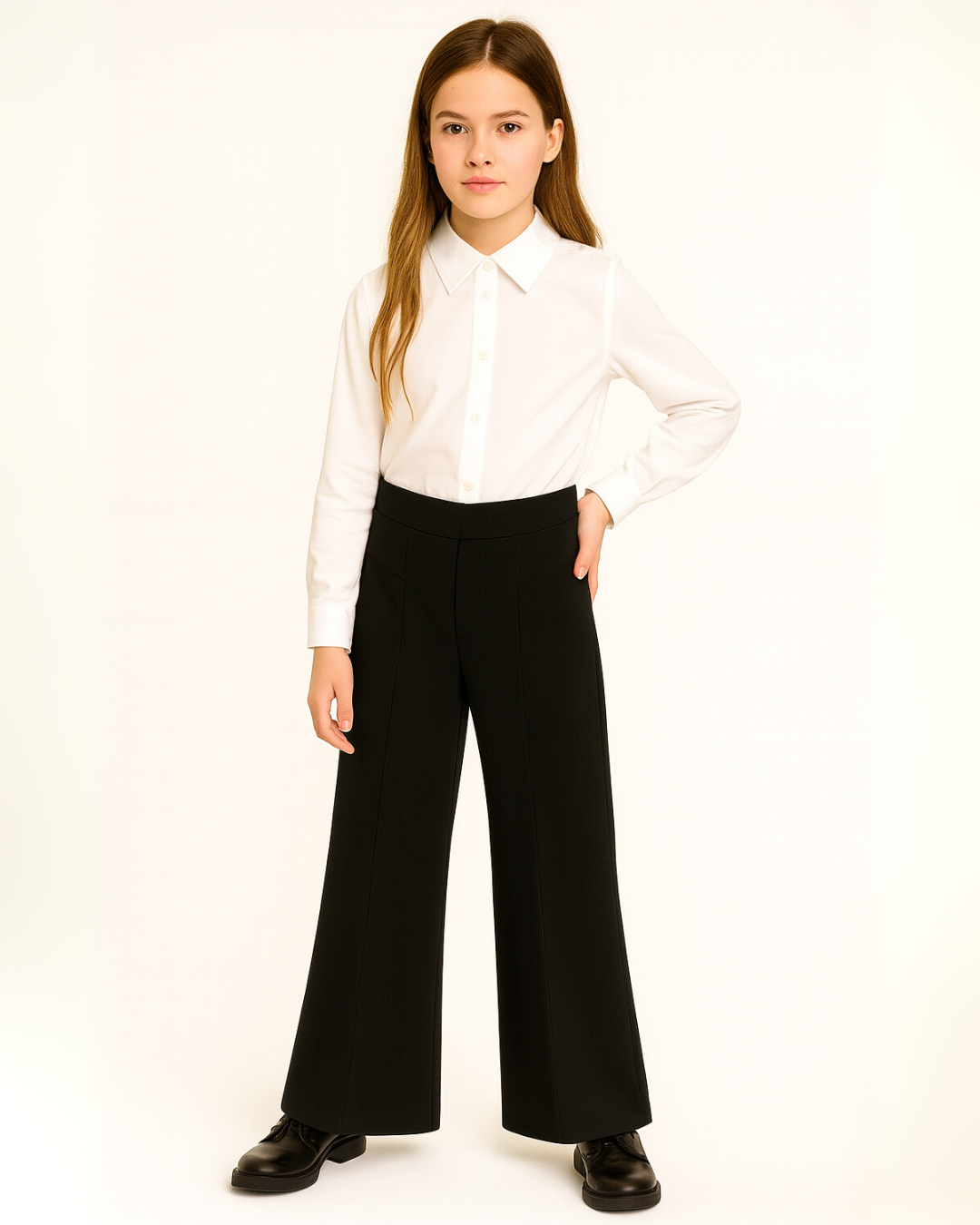 Mayoral Girls Wide Leg Pants_ 7572