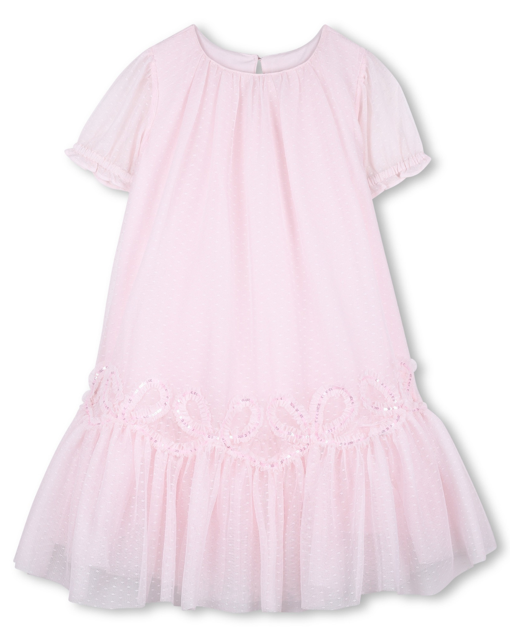 Billie Blush Girls Tulle Dress_ U21833
