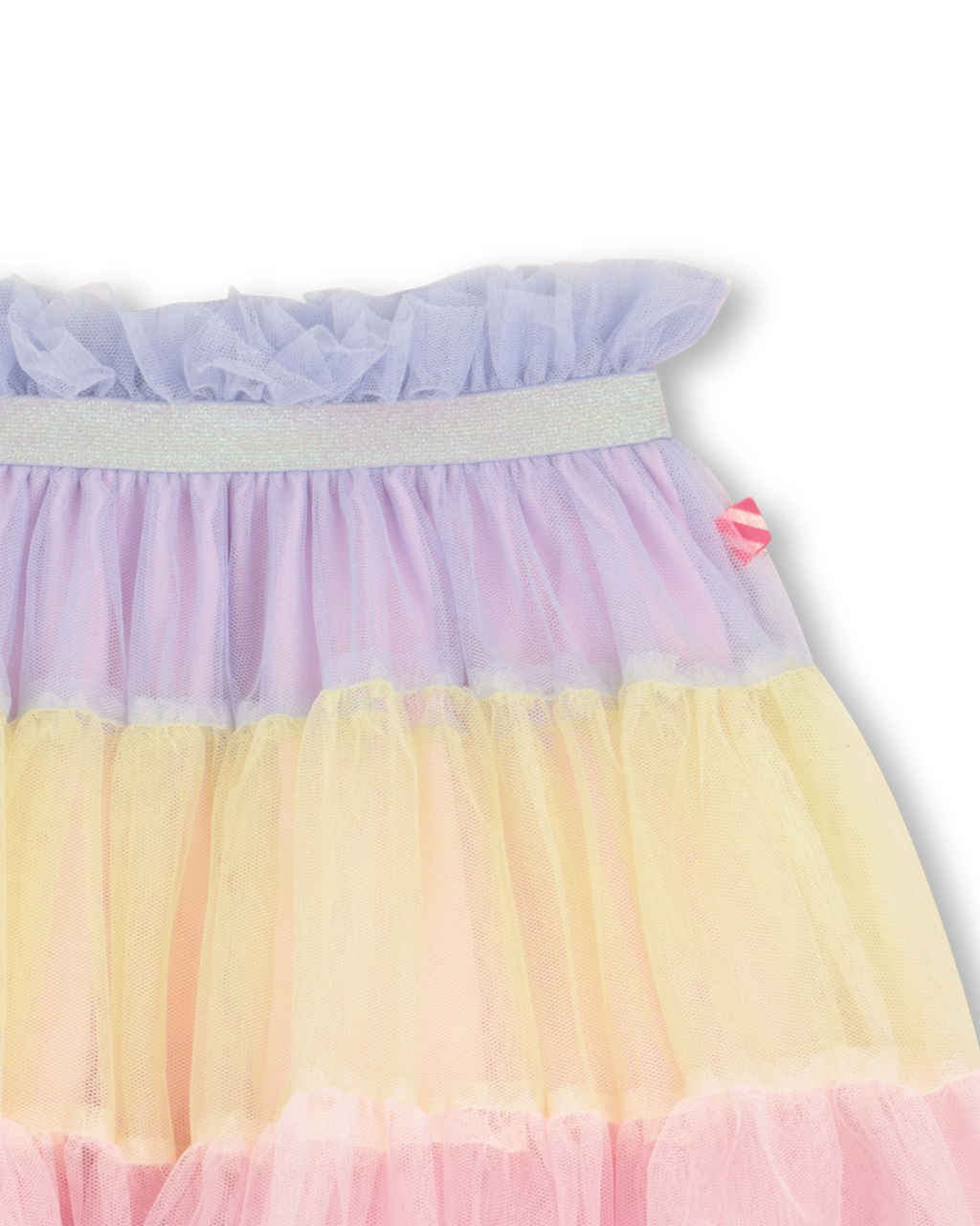 Billie Blush Girls Multicolour Mesh Skirt_ U21861
