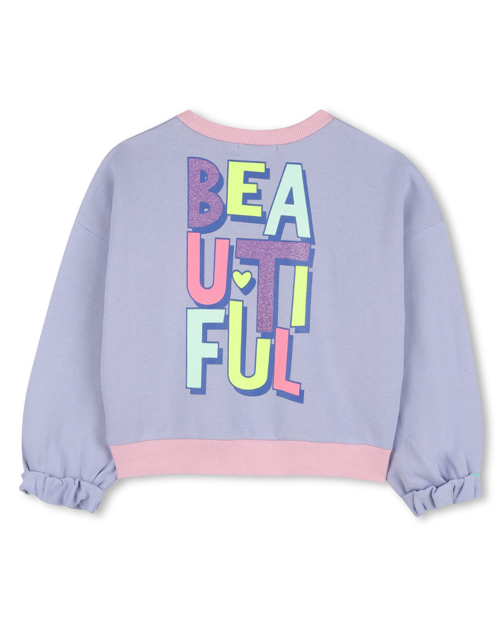 Billie Blush Girls Graphic Sweatshirt_ U21918