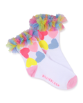 Billie Blush Girls Mesh Heart Crew Socks_ U22024