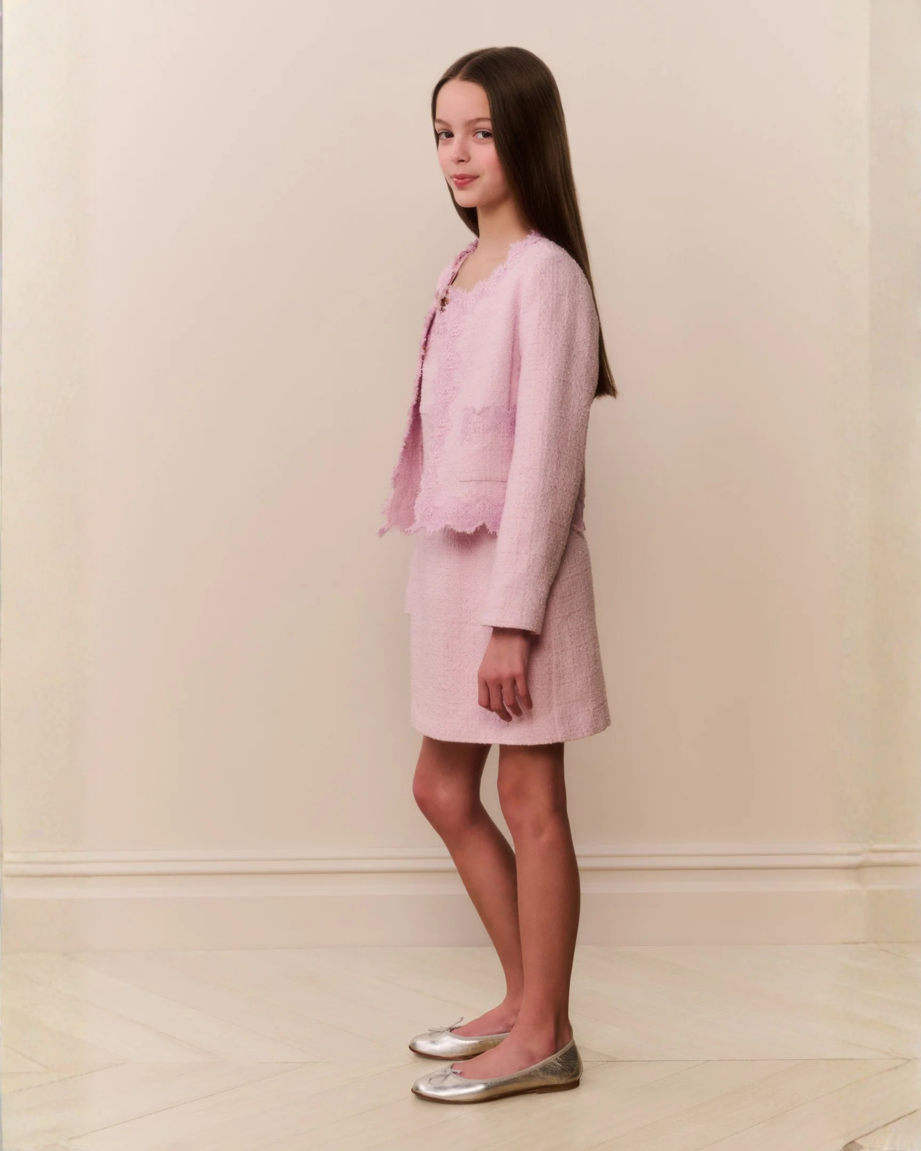 LoveShackFancy Girls Willamina Dress With Jacket_ GD257