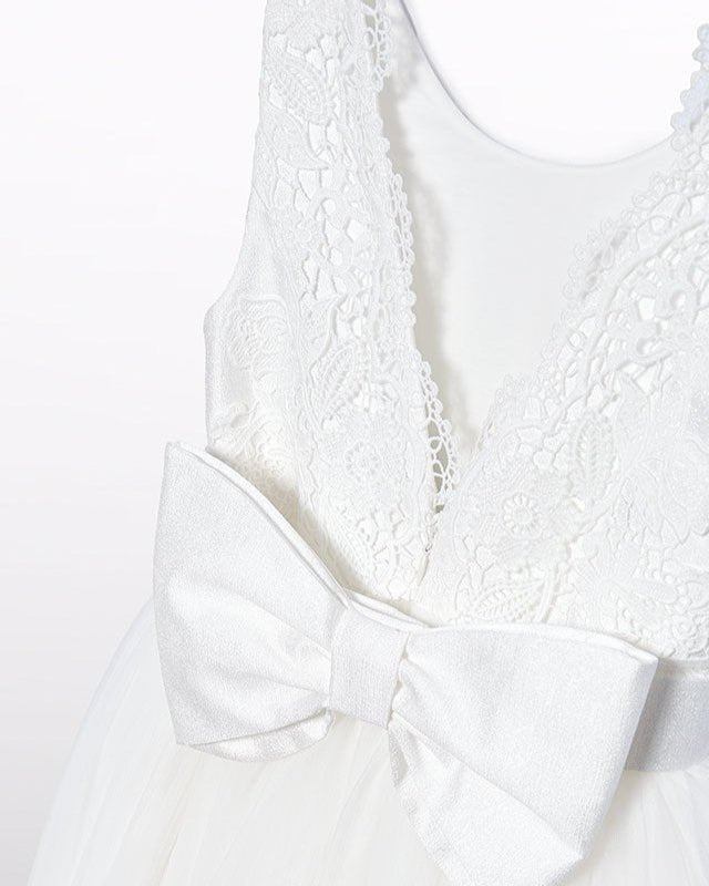 Abel & Lula Girls Embroidered Tulle Dress_ 5033 - NorthGirls