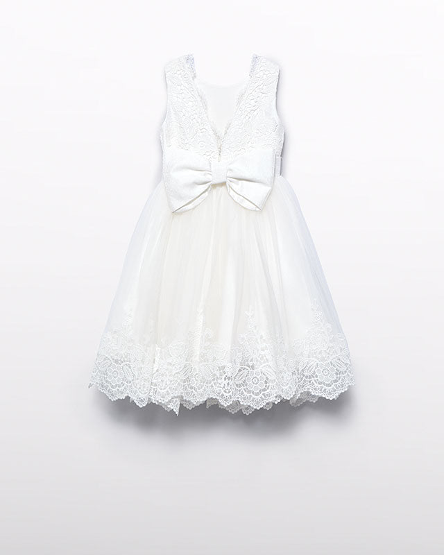 Abel & Lula Girls Embroidered Tulle Dress_ 5033 - NorthGirls