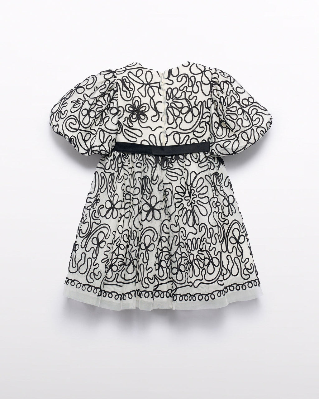 Abel & Lula Girls Embroidered Tulle Dress_ 5524 - NorthGirls