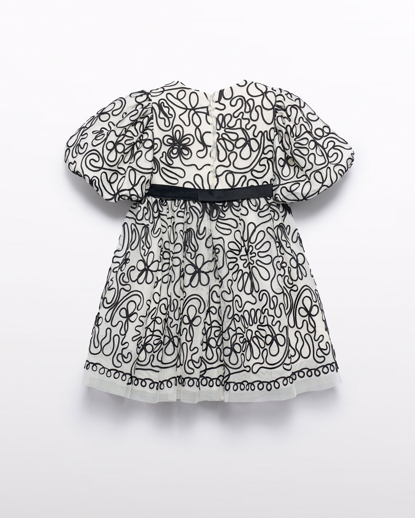 Abel & Lula Girls Embroidered Tulle Dress_ 5524 - NorthGirls