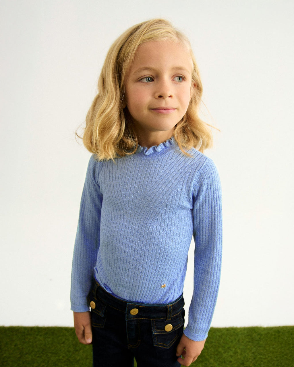 Abel & Lula Girls Knitted Turtleneck_ 5836 - NorthGirls
