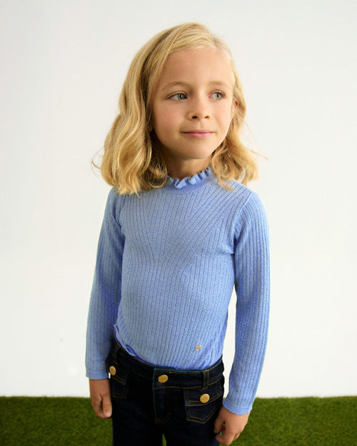 Abel & Lula Girls Knitted Turtleneck_ 5836 - NorthGirls