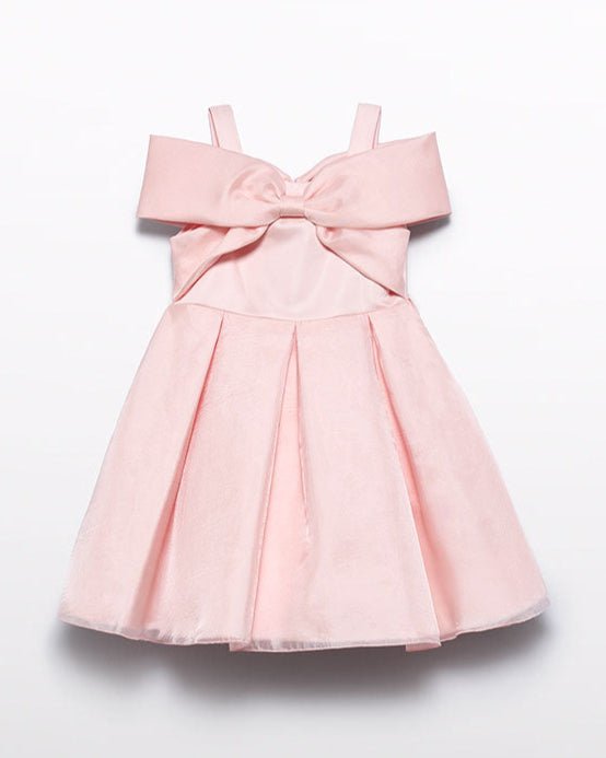 Abel & Lula Girls Organza Bow Dress_ 5031 - NorthGirls