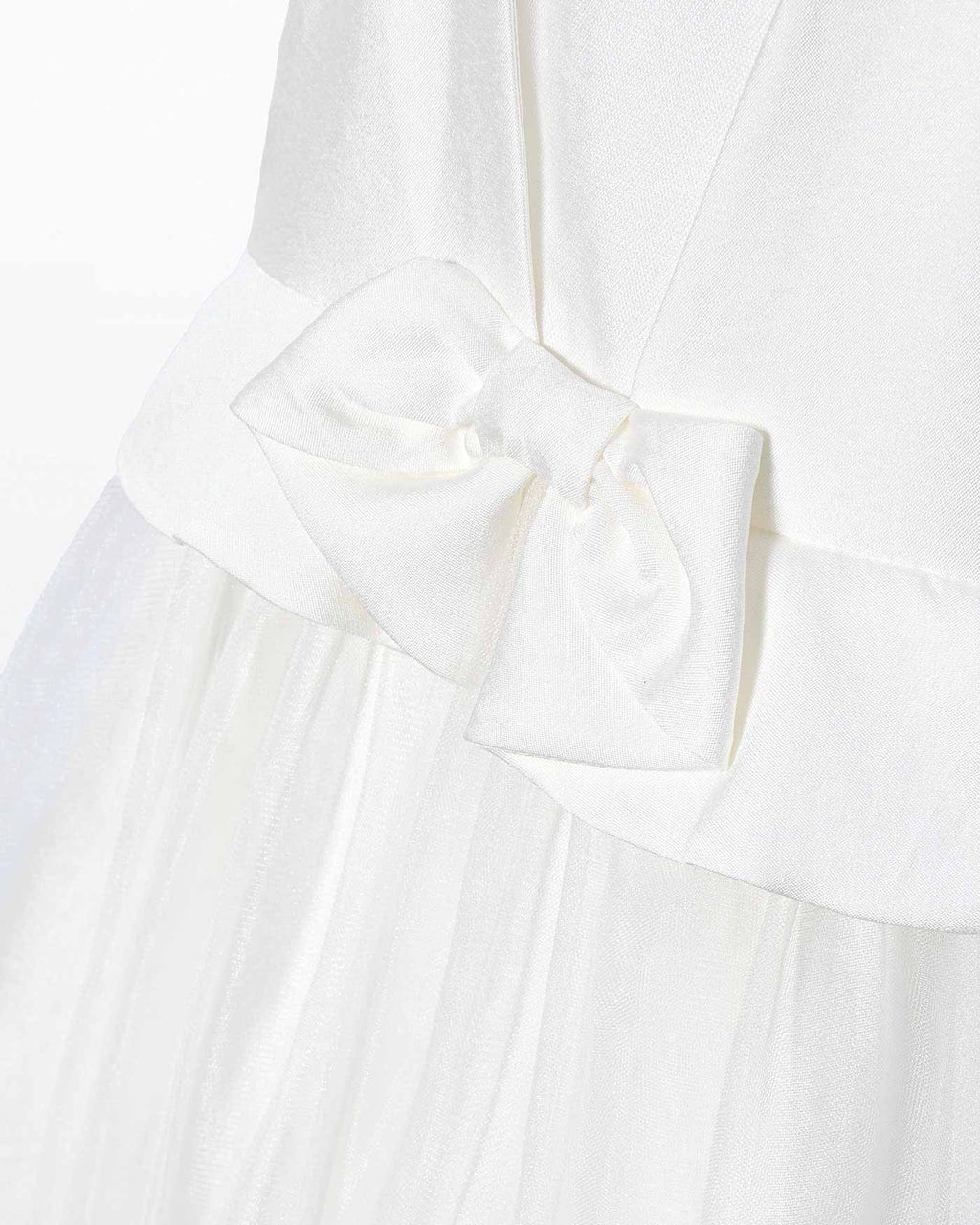 Abel & Lula Girls Peplum & Tulle Bow Dress_ 5034 - NorthGirls