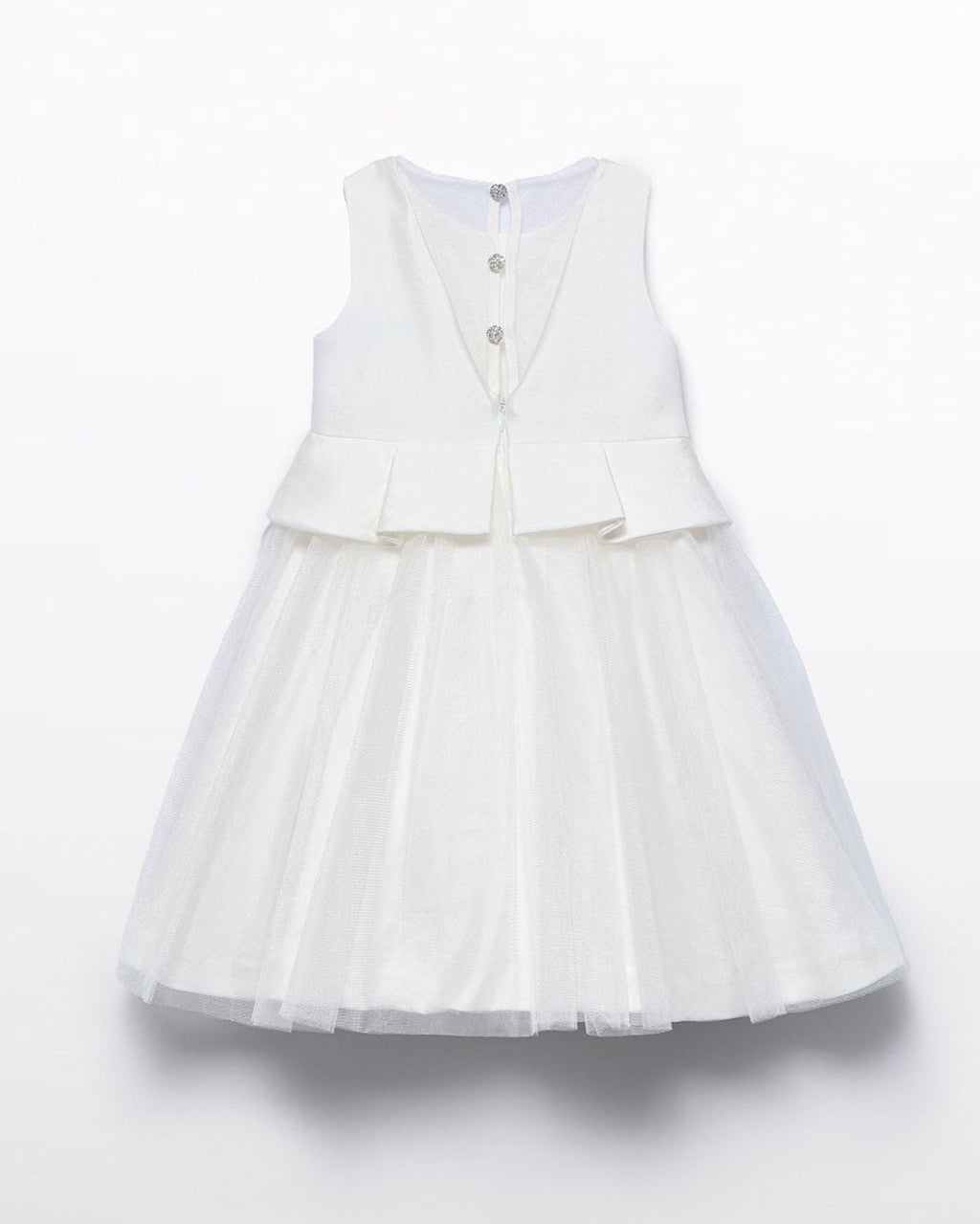Abel & Lula Girls Peplum & Tulle Bow Dress_ 5034 - NorthGirls