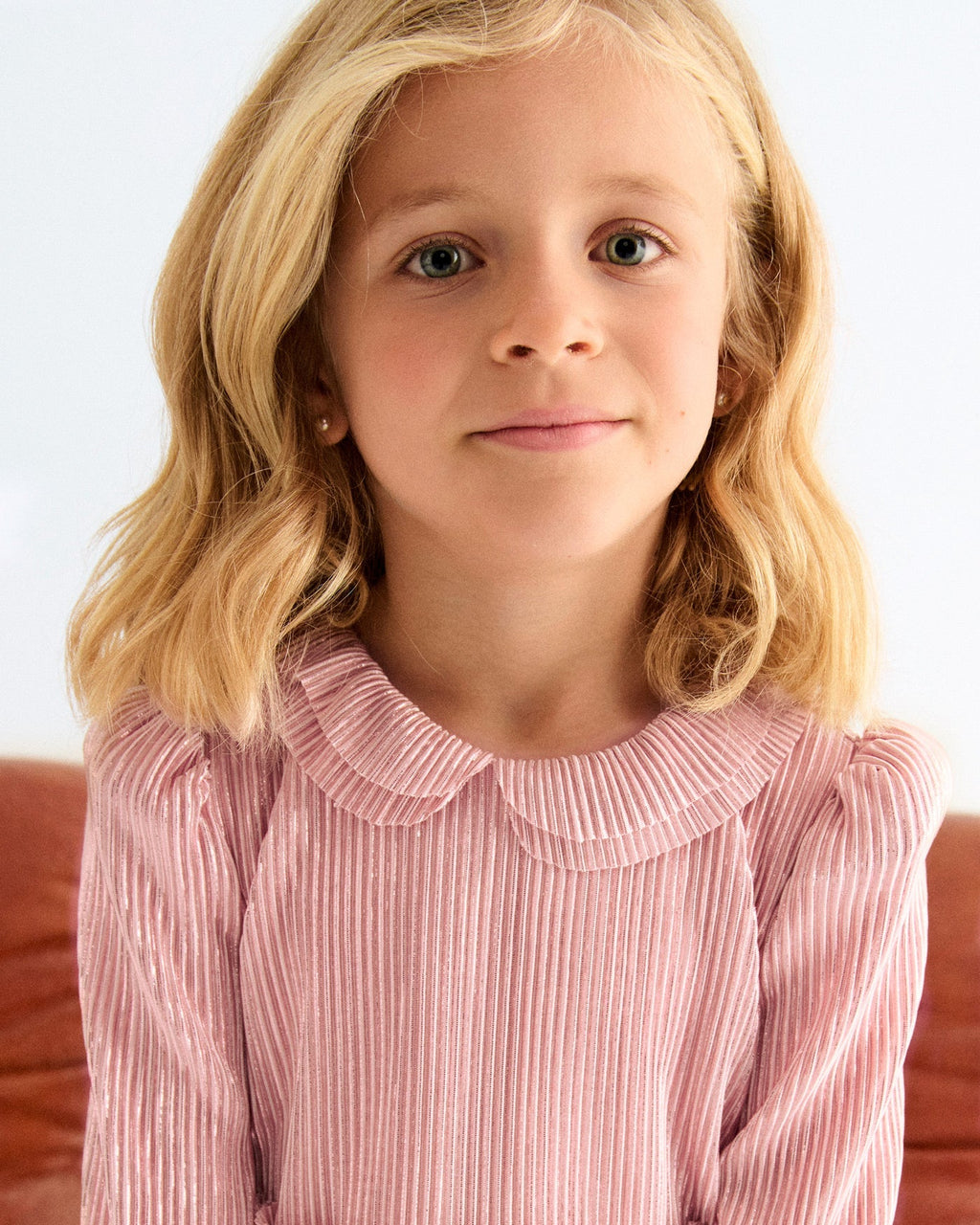 Abel & Lula Girls Pleated Knit Dress_ 5530 - NorthGirls