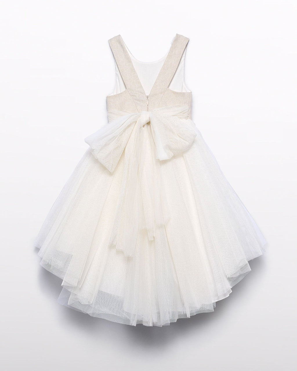 Abel & Lula Girls Shimmer Linen Dress_ 5032 - NorthGirls