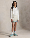 Ralph Lauren Girls Striped Pleated Skort