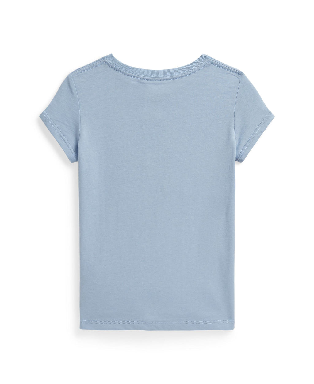 Ralph Lauren Mini Girls Jersey Knit Estate Blue T-Shirt_ 312A11759001