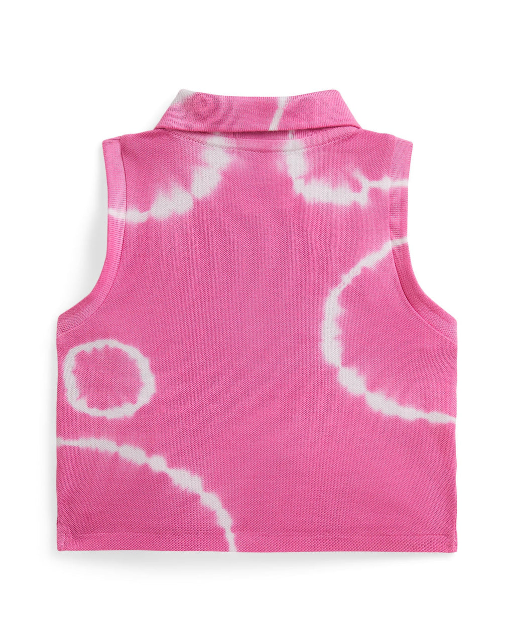 Ralph Lauren Mini Girls Stretch Mesh Sleeveless Polo & Shorts Set