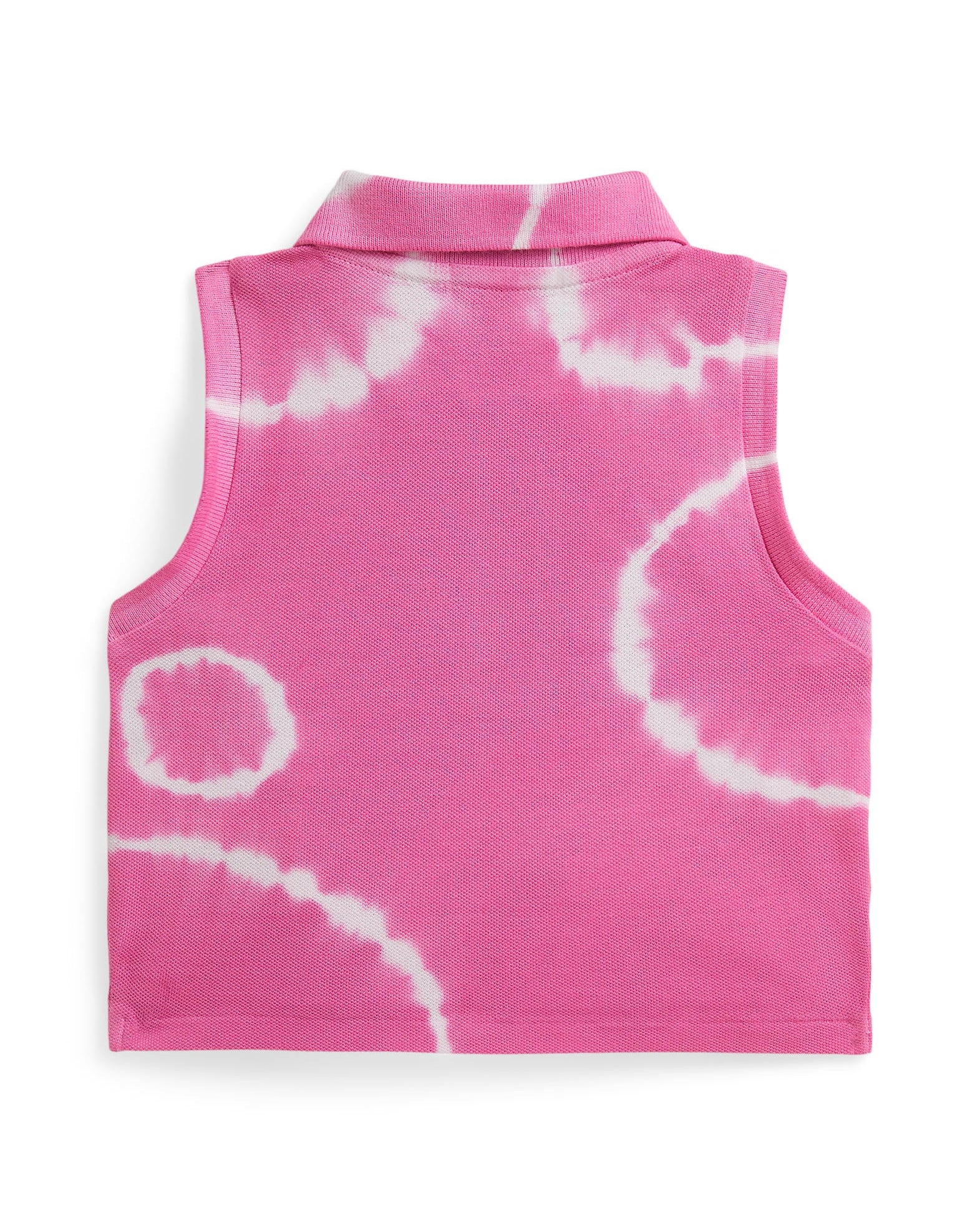 Ralph Lauren Mini Girls Stretch Mesh Sleeveless Polo & Shorts Set