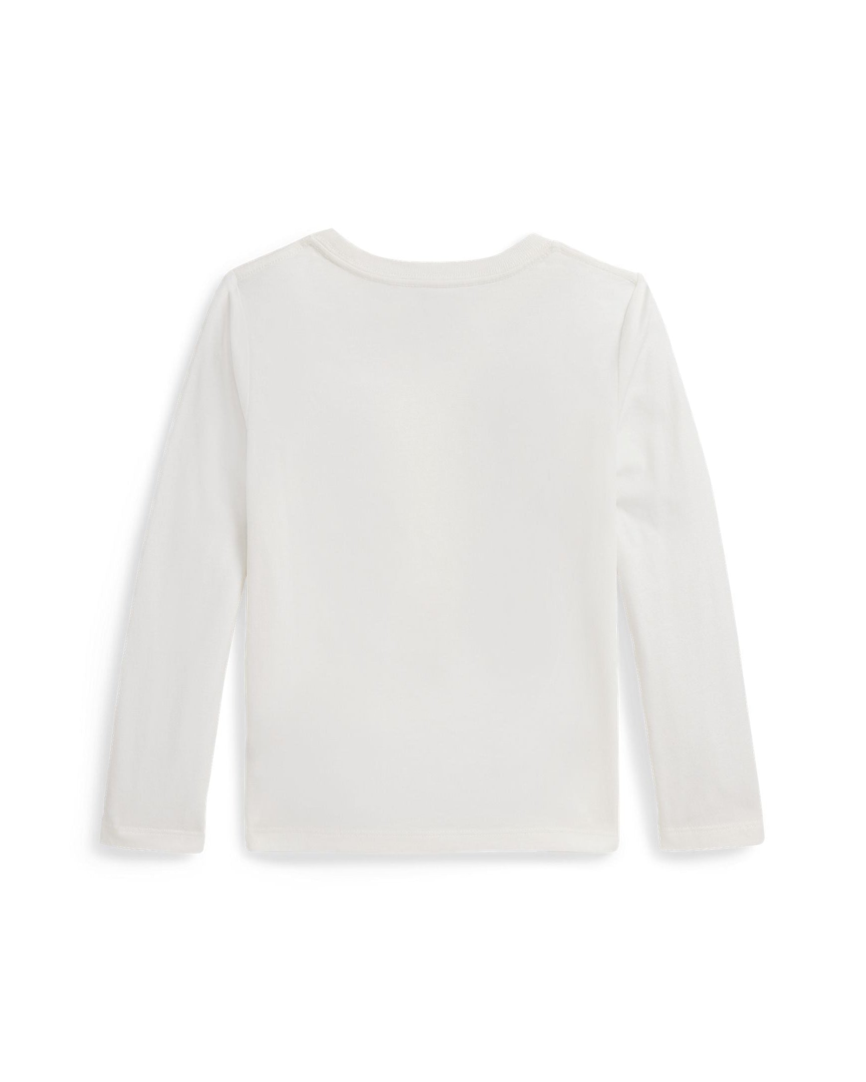 Ralph Lauren Mini Girls Polo Bear Cotton Long-Sleeve Tee