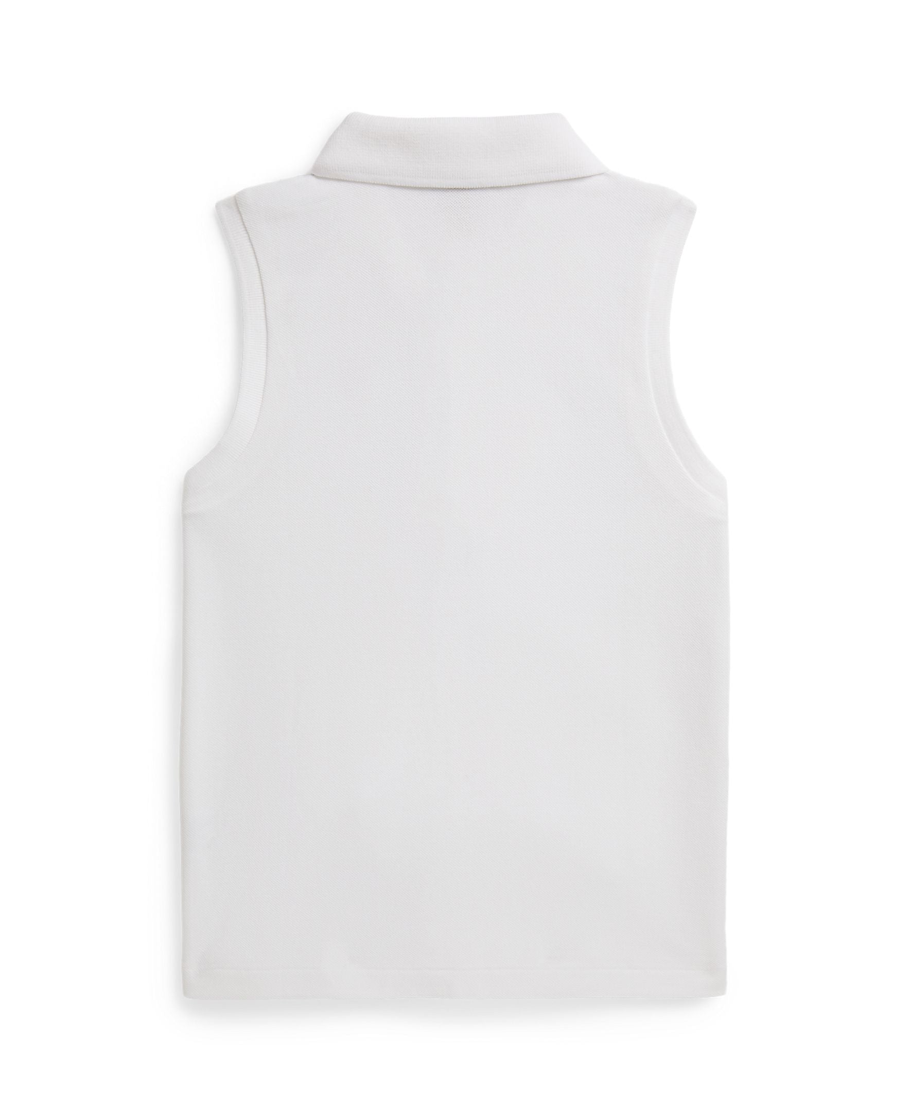 Ralph Lauren Girls Stretch Mesh Sleeveless Polo Shirt