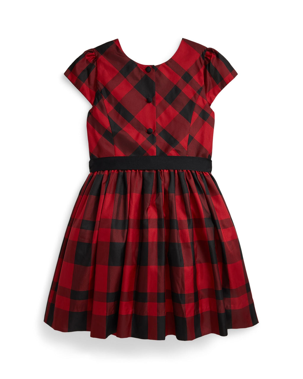 Ralph Lauren Mini Girls Plaid Taffeta Dress