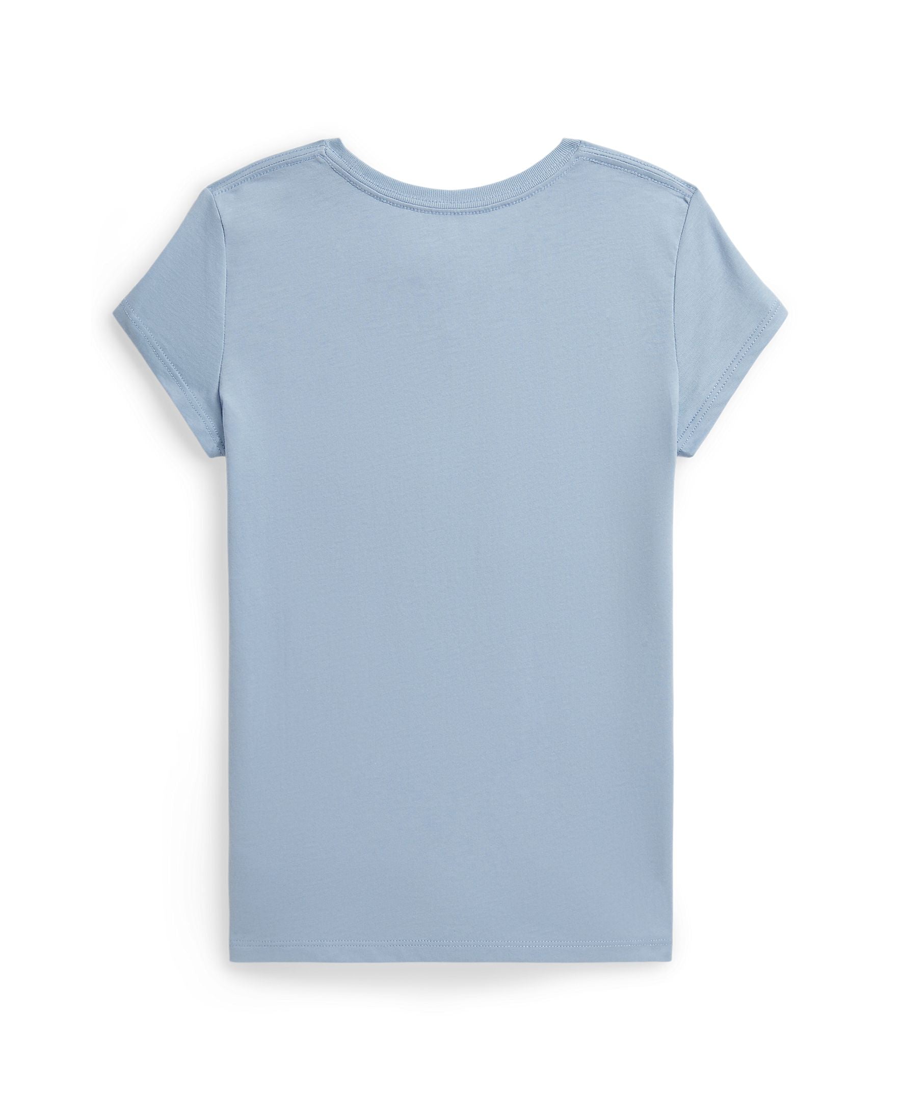 Ralph Lauren Girls Jersey Knit Estate Blue T-Shirt_ 313A11759002