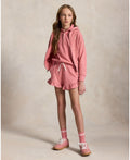 Ralph Lauren Girls Seasonal Terry Pink Sweatshirt_ 313A11856001