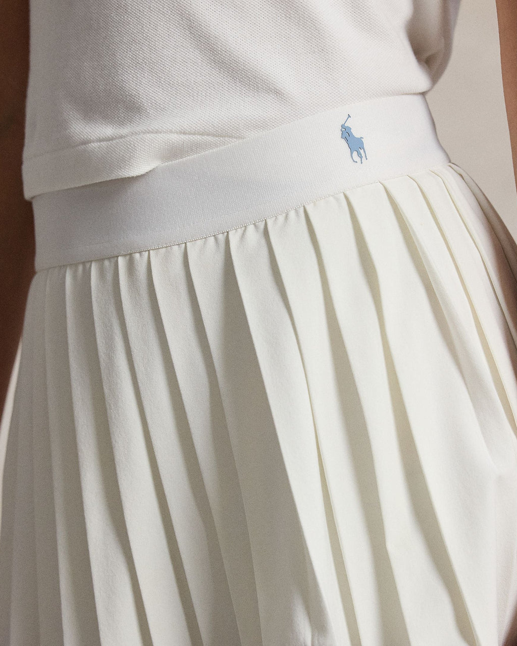 Ralph Lauren Girls Striped Pleated Skort