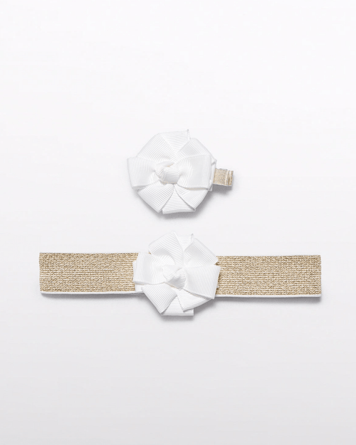 Baby Girl Headband and Flower Clip Set - NorthGirls