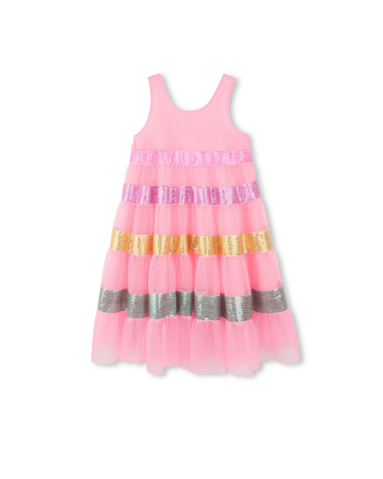 Billie Blush Girls Sleeveless Dress_ U20965 - NorthGirls