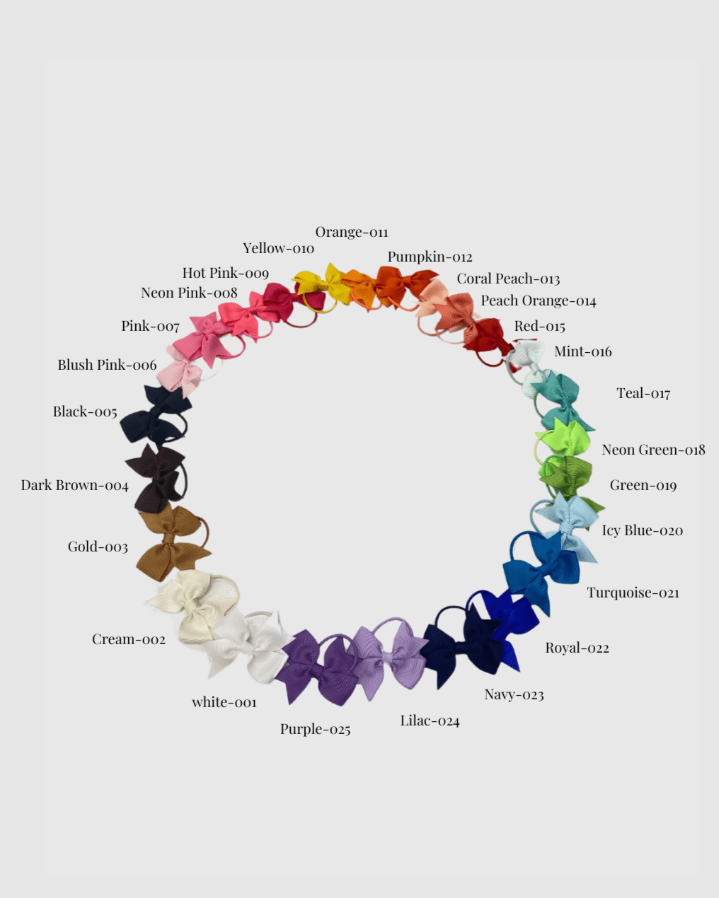 Bow Hair Tie(Set of 2)_ BHT - NorthGirls