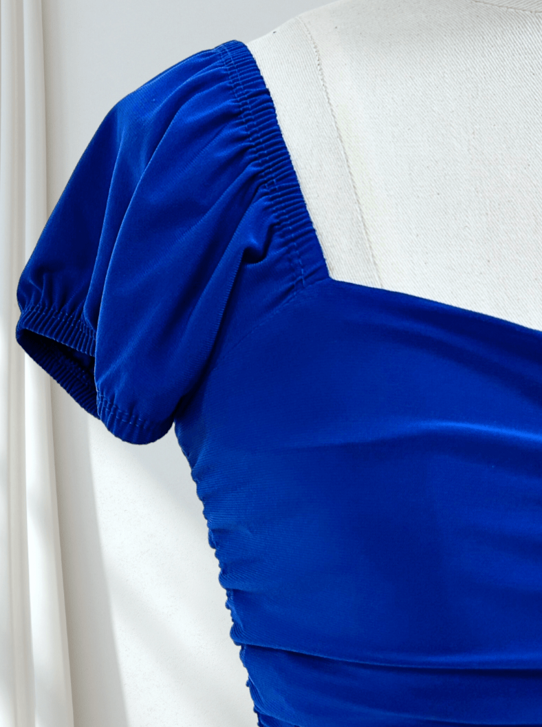 Cheryl Kids Amelia Ruched Body & Cap Sleeve Party Dresses - NorthGirls