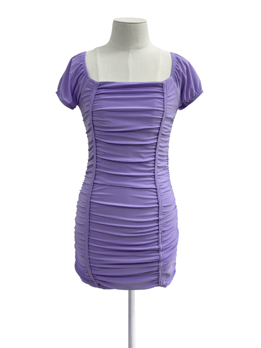 Cheryl Kids Amelia Ruched Body & Cap Sleeve Party Dresses - NorthGirls