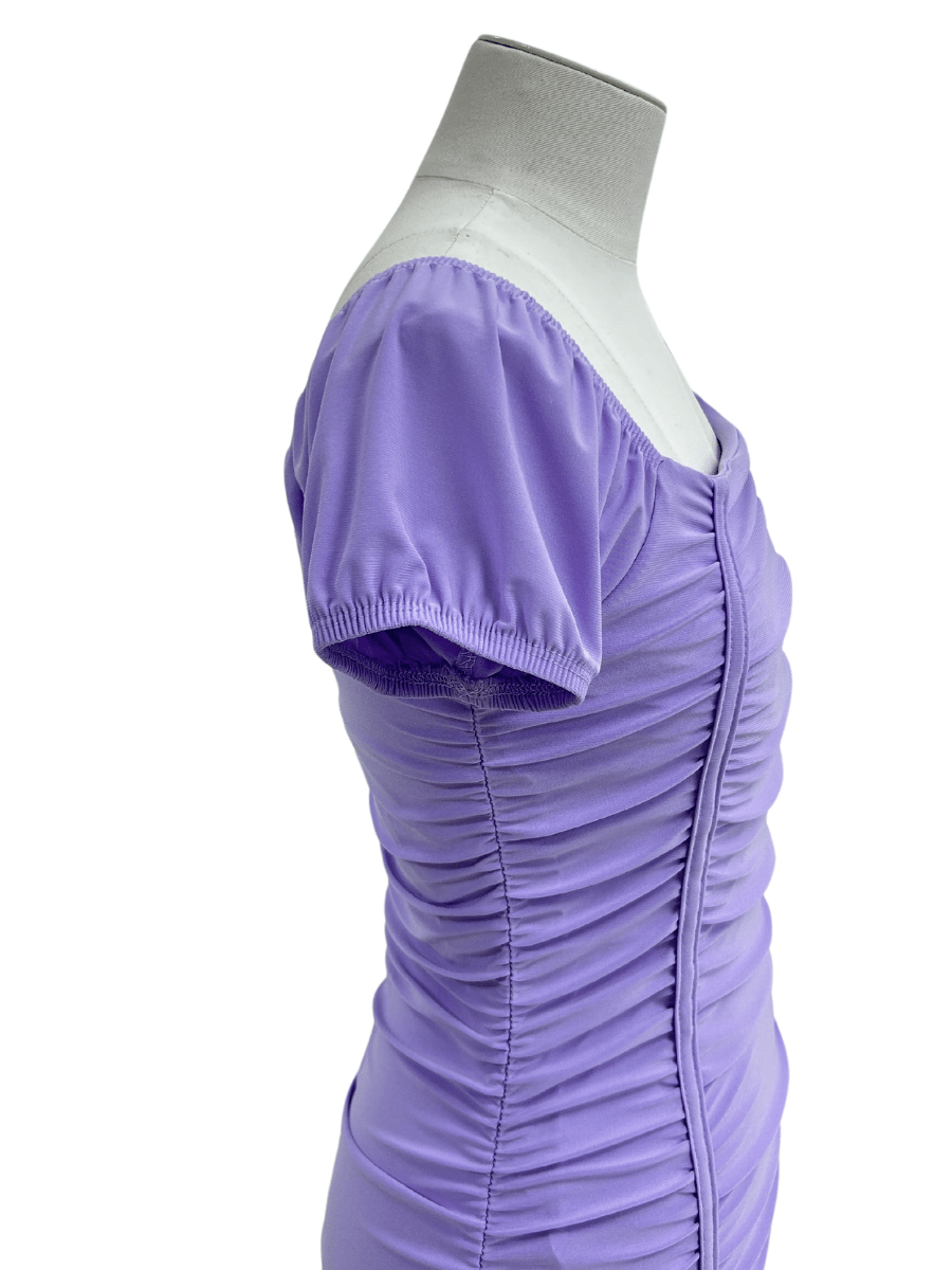 Cheryl Kids Amelia Ruched Body & Cap Sleeve Party Dresses - NorthGirls