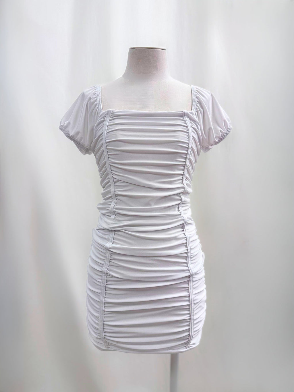 Cheryl Kids Amelia Ruched Body & Cap Sleeve Party Dresses - NorthGirls