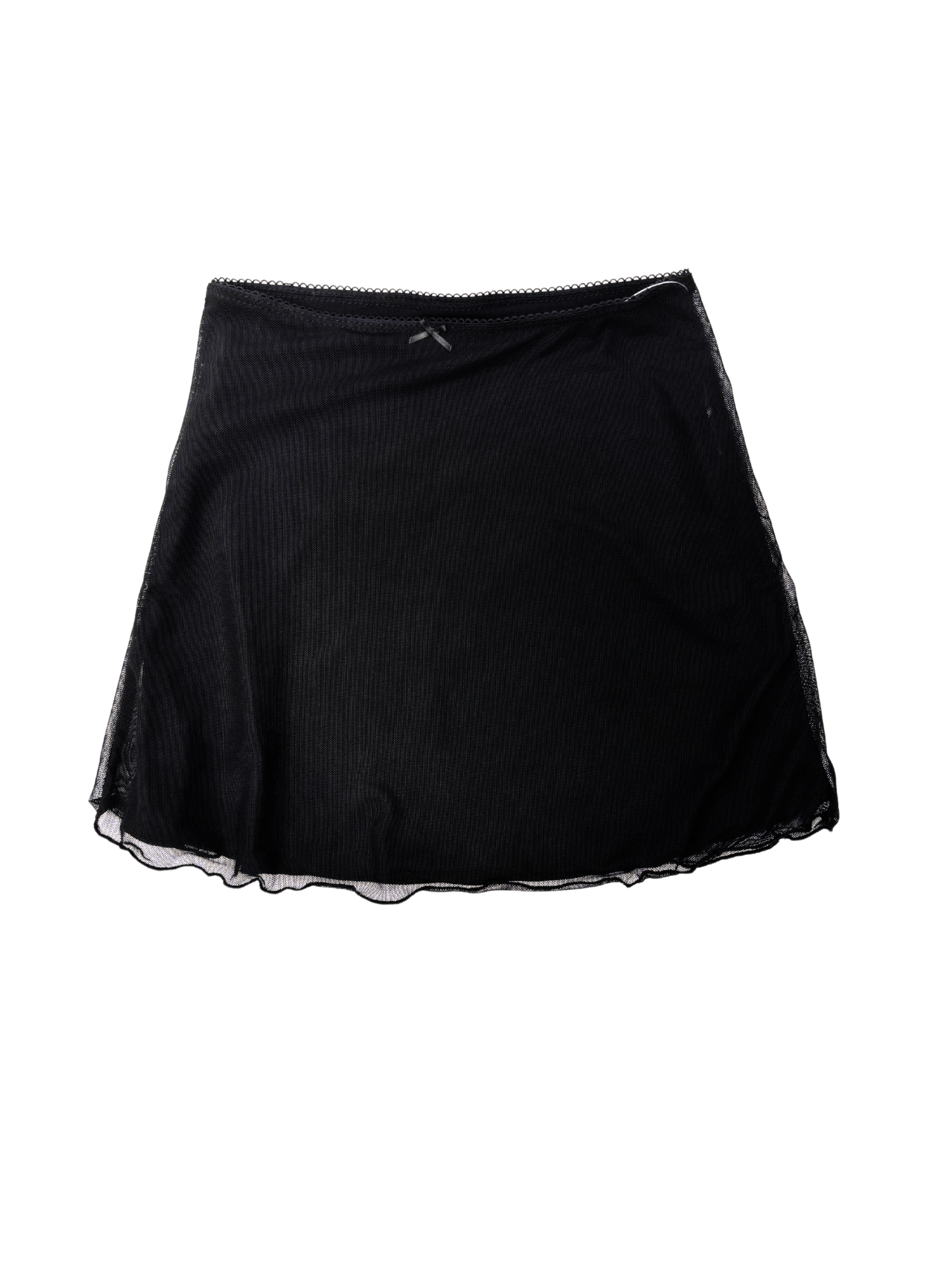 Cheryl Kids Black Mesh Bow Skirt - NorthGirls