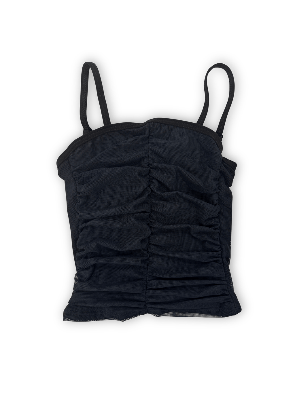 Cheryl Kids Black Rouched Tank - NorthGirls