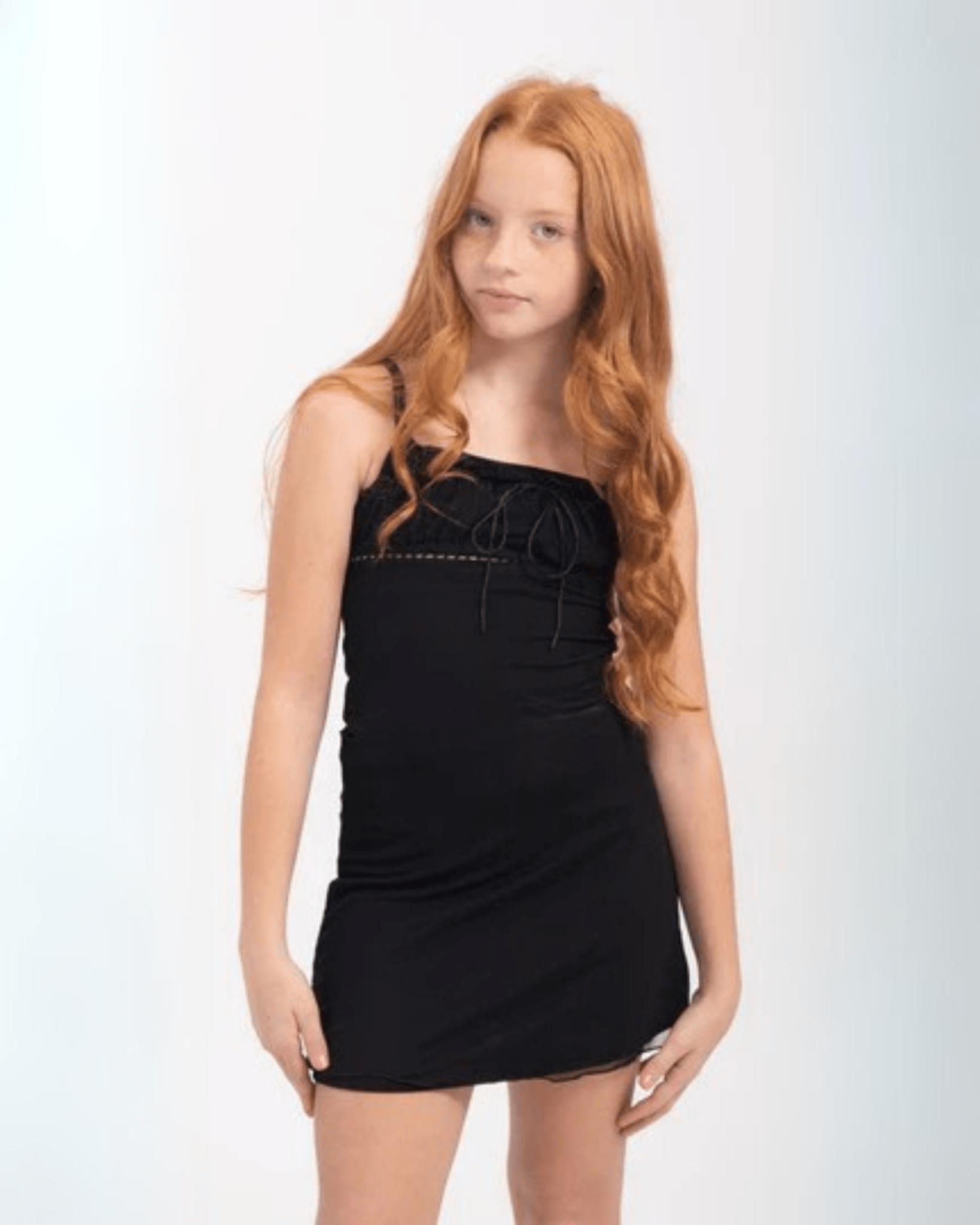 Cheryl Kids Mila Black Mesh Dress - NorthGirls
