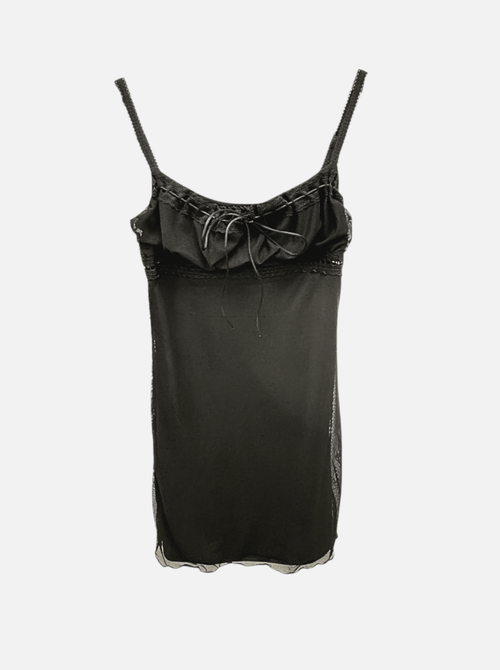 Cheryl Kids Mila Black Mesh Dress - NorthGirls